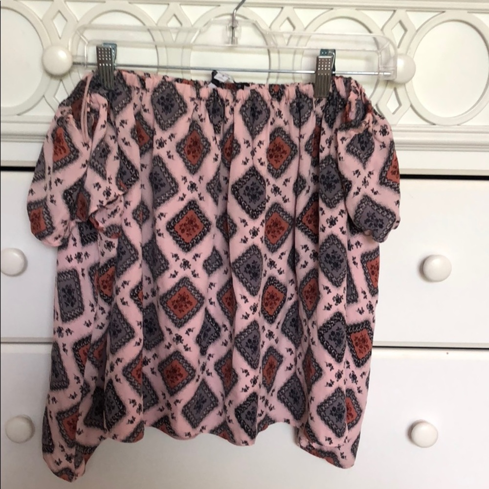 Elizabeth and James off the shoulder top
